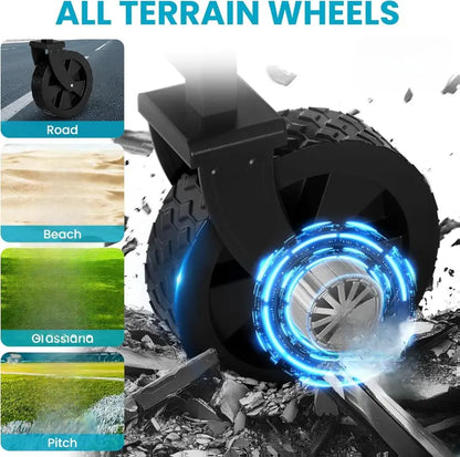 Heavy Duty Collapsible Wagon with Tailgate | 350lbs Capacity Utility Cart